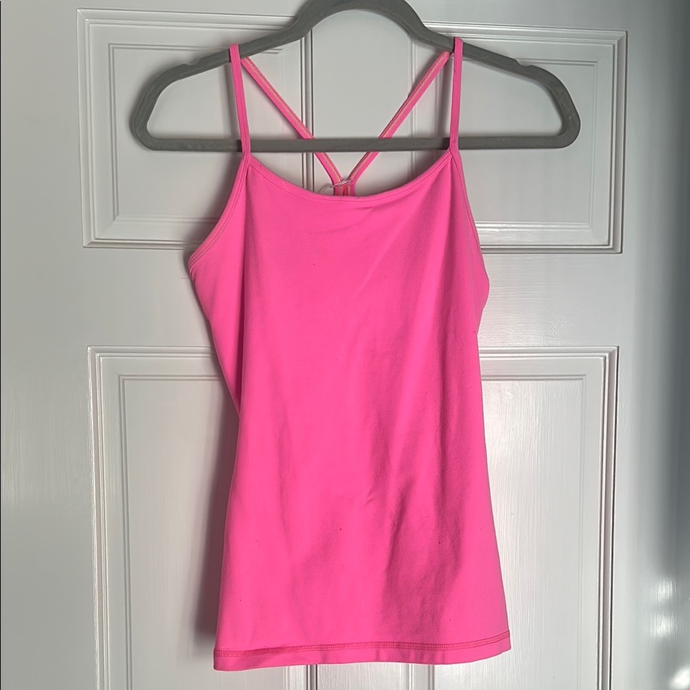 Ivivva Girls Pink Power Y Tank Top